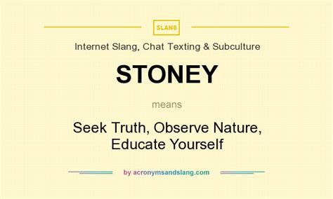 STONEY definition and meaning .